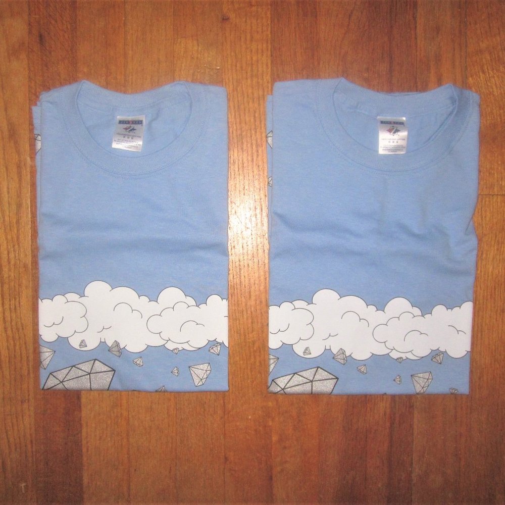 (2) Jerzees Heavyweight Cotton Graphic Tee